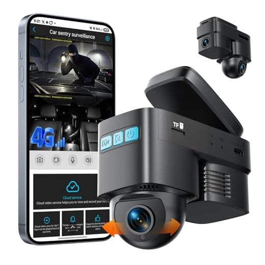 Volam 4G LTE Dash Cam with Live Streaming
