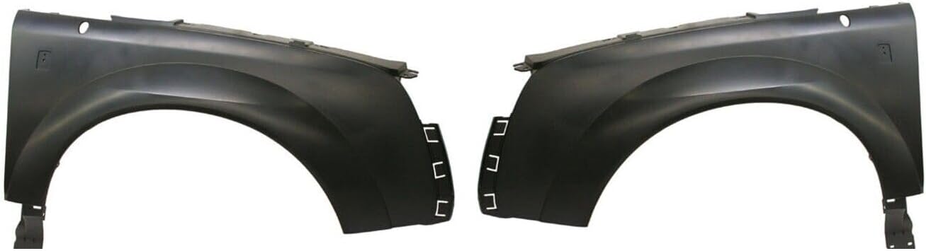 Replacement Fender Set For 2002-2007 Saturn Vue Front Primed Plastic w/Emblem Provision Pair