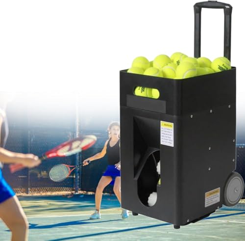 XINRISHENG Máquina Inteligente de Pelotas de Tenis, con aplicación y Control Remoto, Lanzador automático de Pelotas de Tenis para Entrenamiento y Ejercicio