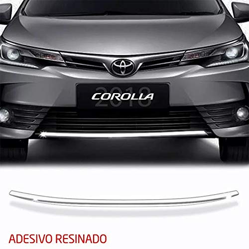 Kit Friso Parachoque Corolla 2018 Dianteiro Traseiro Resinado