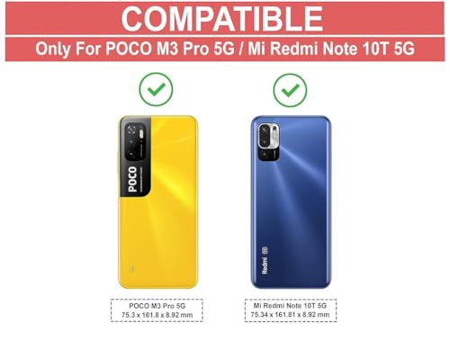 Image of Basic Case for Poco M3 Pro 5G / Redmi Note 10 5G / Note 10T 5G (Carbon Fibre Black)