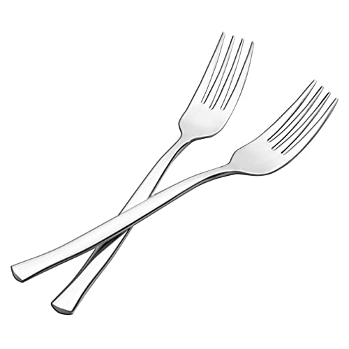 Sosody 12 Pièces Fourchettes de Table en Acier Inoxydable, Fourchettes à Dîner