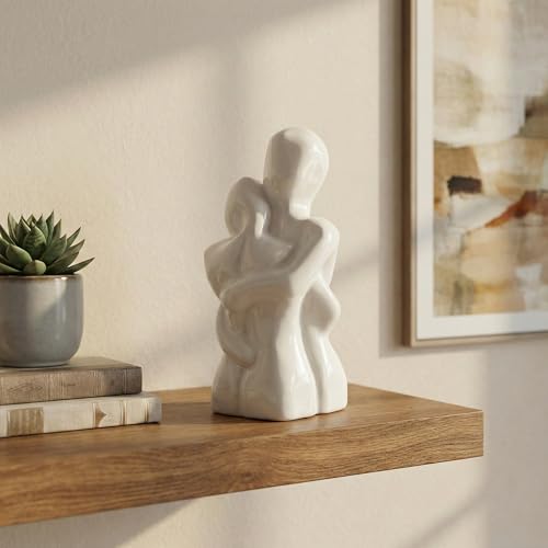 Image of CraftVatika Romantic Couple Showpiece, Home Decoration Items for Living Room, Ceramic Showpiece for Home Decor, Home Decor Items for Living Room Bedroom Hall Office, Wedding Anniversary Valentines Day