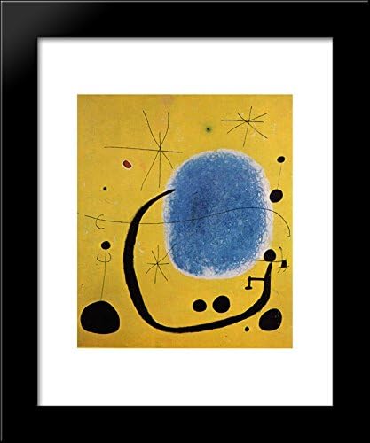 The Gold of The Azure 20x24 Framed Art Print by Miro, Joan