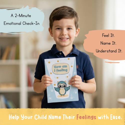 Image of How Am I Feeling A5 Feelings Tracker for Kids, 40 Pages