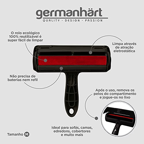 Germanhart Rolo Escova Tira Pelos Cães & Gatos Sofá Carro Superfícies