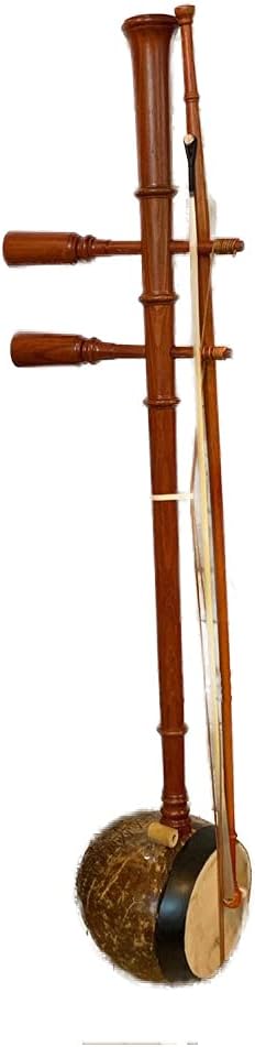 Saw U, Thai Alto Fiddle, Thai bowed Strings Instrument, Thailand Classical traditional Musical Instruments (Type A)