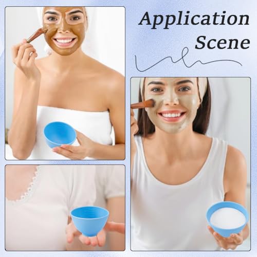 Set de 4 Tazones de Silicona para Mezclar Facial miniatura 4