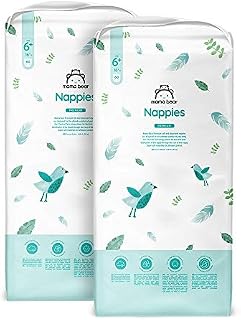 Amazon Brand - Mama Bear - 120 Premium Nappies - Size 6+ (16+)