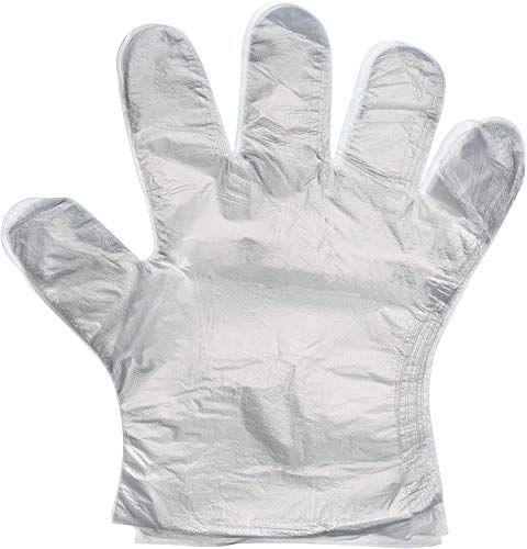 Foto von HeroTouch, 10.000 Stück Einweg Handschuhe (5.000 Paar) 10 µm dick, Größe L, 24,5 x 26,5 cm für den täglichen Hausgebrauch, Friseursalons, in der Küche