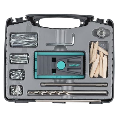 Wolfcraft Undercover Jig Set Torx - Bohrschablone für Holzverbindungen