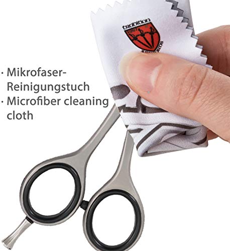 3 Swords Germany – Professional Beard Hair Scissors, Stainless Steel, Straight Blade, Sharp, with case