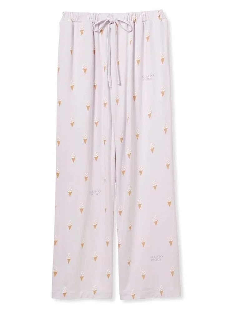 Amazon | [ジェラート ピケ] モチーフ3柄ロングパンツ