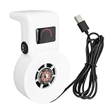 TYTOGE Aquarium Cooling Fan USB Connection Quiet Running Space Saving Fish Tank Cooler Fan for All Seasons (Black)