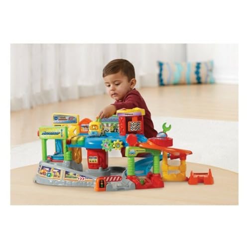 Tchou Tchou Bolides Garage Multitâche Avec Rue La Grue Vtech 512722 - vue 7
