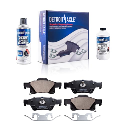 Image of Detroit Axle- Rear Brake Pads for 2011-2021 Jeep Grand Cherokee 2011-2024