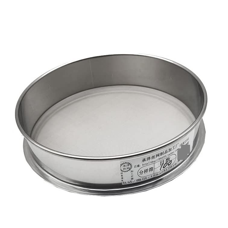 Setaccio In Acciaio Inox 304 Per Alimenti - Diametro 40 Cm, Maglie Da 10-500 Micron, Per Farina, Laboratorio, Terreno