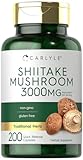 Carlyle Shiitake Mushroom Extract | 3000mg | 200 Capsules | Non-GMO, Gluten Free