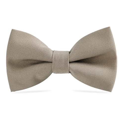 Image of WELROG Classic Pre-Tied Bow Tie for Children & Adults Solid Color Adjustable Bowtie