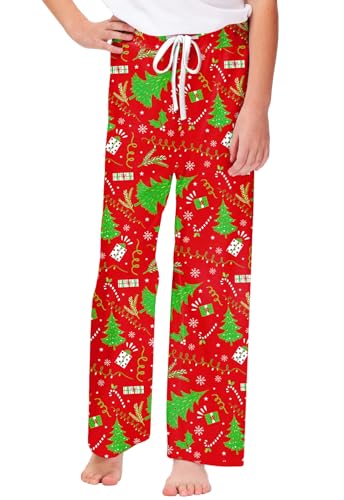 Image of Remimi Girl Boy Plaid Pants Drawstring Summer Casual Loose Bottoms 5-14 Years