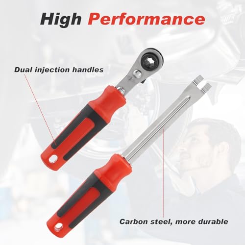 Best Slack Adjuster Tool Set 5 16 Double Square Reversible Wrench - Image 5