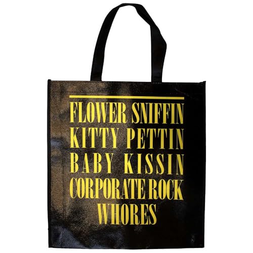 Rock Off officially licensed products Nirvana Yellow Grunge Face Eco Tote Bag One Size