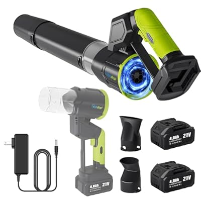 Leaf Blower Cordless 180° Rotatable, Leaf Blow...