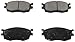 DuraGo BP1156 MS Front Semi-Metallic Brake Pad