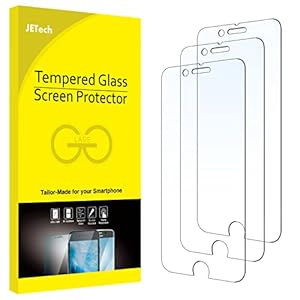 iPhone 6s Schutzfolie, JETech 3-Pack [3D Touch Kompatibel] iPhone 6s 4.7 Gehärtetem Glas Panzersglas Hartglas Schutzfolie Displayschutzfolie Displayschutz Screen Protector Retail-Verpackung für iPhone 6s und iPhone 6 4.7 Zoll