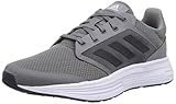 Parte superior de malla adidas Galaxy 5, Road Running Shoe Hombre, Grey/Carbon/Cloud White, 46 2/3 EU