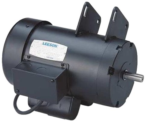 Leeson 120998.00 Contractors Saw Motor, 1 Phase, 145Y Frame, Round Mounting, 4HP, 3600 RPM, 230V Voltage, 60Hz Fequency