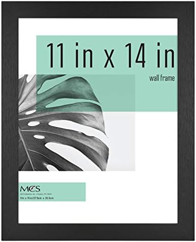 MCS Studio Gallery Frame, Black Woodgrain, 11 x 14 in, Single