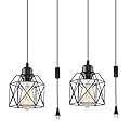KENMI Modern Kitchen Island Lights Fixtures Ceiling Hanging Dining Room Living Room,Farmhouse Pendant Lighting,Chandelier Industrial Pendant Light