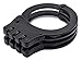 Foxfend Double Locked Hinged Handcuffs - Police Edition Professional Grade Heavy Duty Steel W/Two Keys (Black)