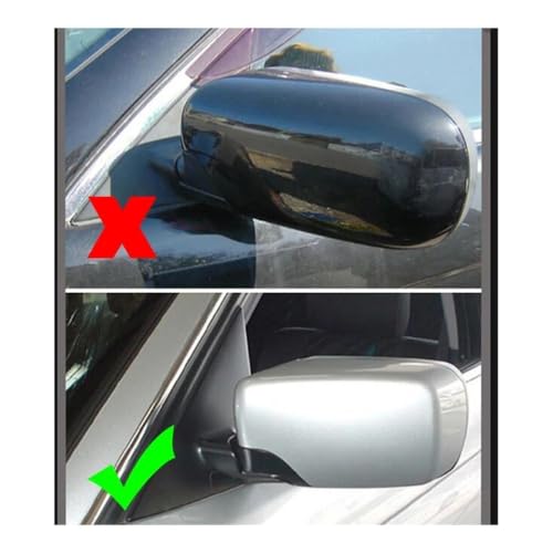 Boîtier de rétroviseur de rechange berline E46 pièces extérieures auto mat - 2