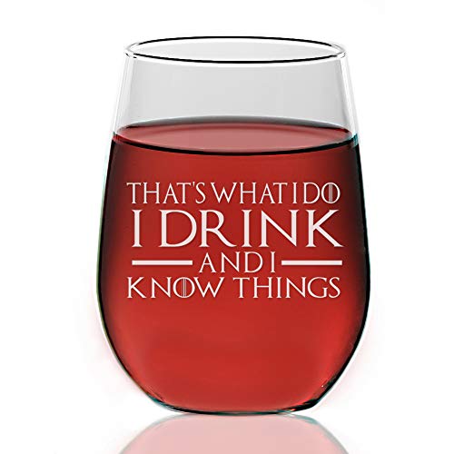 Chloe & Madison Engraved Wine Glasses, 21 Ounce, Clear