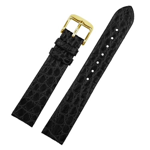 Bracelet de montre crocodile mince de la réunion au dîner