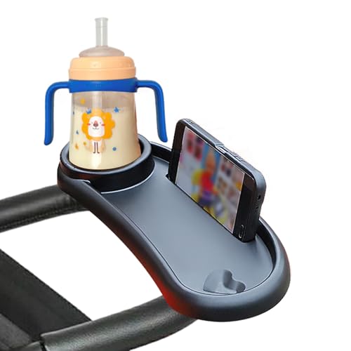 Bebek Arabaları için Biberon Şişe Bardak Tutucu Telefon Standlı Sehpa - AL4006