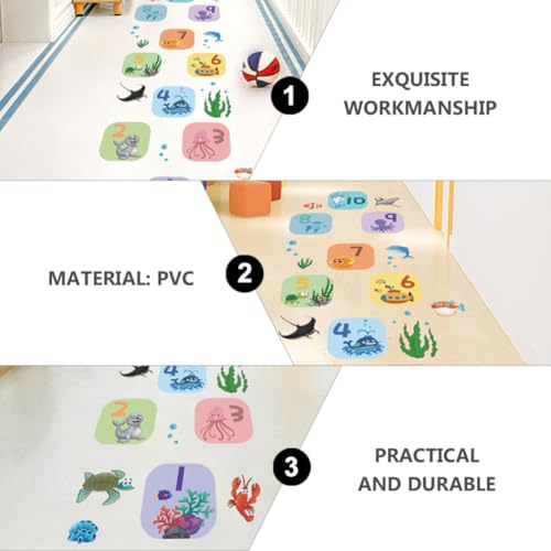 Pegatinas de mundo marino desmontables para decorar el cuarto infantil sin dañar la pared 3