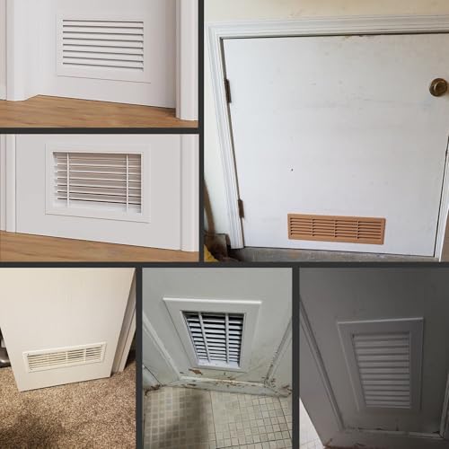 Grille d'aération en bois pour bibliothèque et tiroirs de salon