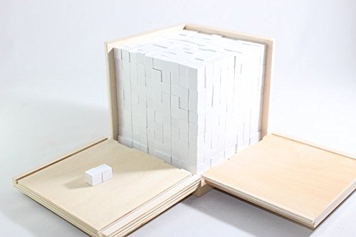 Amazon.co.jp: モンテッソーリ 容積計算用立方体 Volume Box with 1000 