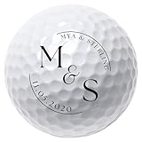 Veedoo Custom Wedding Golf Balls – Personalized Golf Balls With Names &Amp; Date, Unique Wedding Favors, Engagement Gifts, Or Anniversary Keepsakes