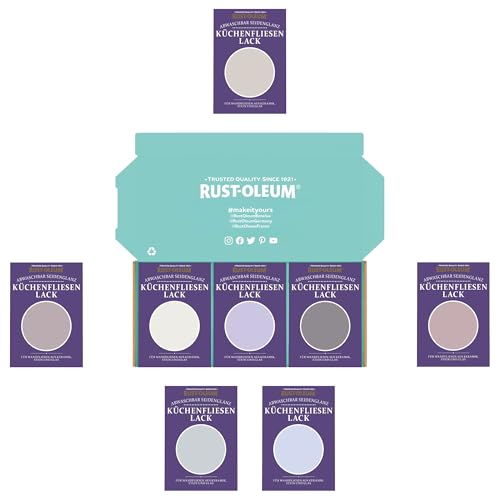 Rust-Oleum Küchenfliesen Testerbox - Lilane Pastelltöne - Seidenglanz
