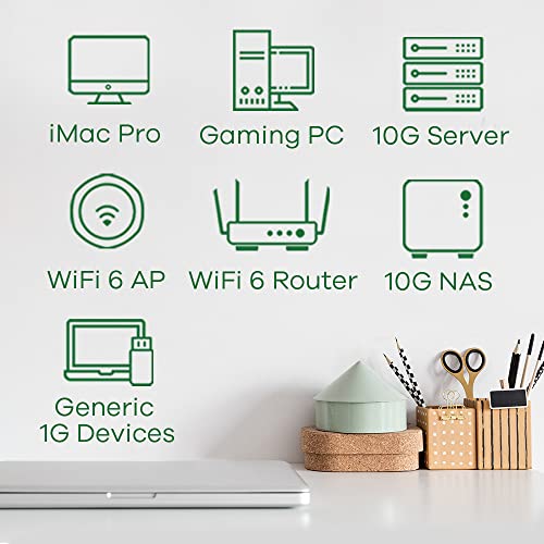 Image of Zyxel 12 Port Network Switch | 10Gb Multi Gigabit Switch | Web Managed | 8X 1G, 3X 10G, 1x 10G Fiber SFP+ Ports | Silent Smart Fan | QoS, VLAN | Ethernet Splitter | TAA Compliant | XGS1250-12