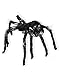 Spirit Halloween Black Jumping Spider Animatronic | Halloween Décor | Horror Décor | 21 Inches | Motion Activated | Moving Prop