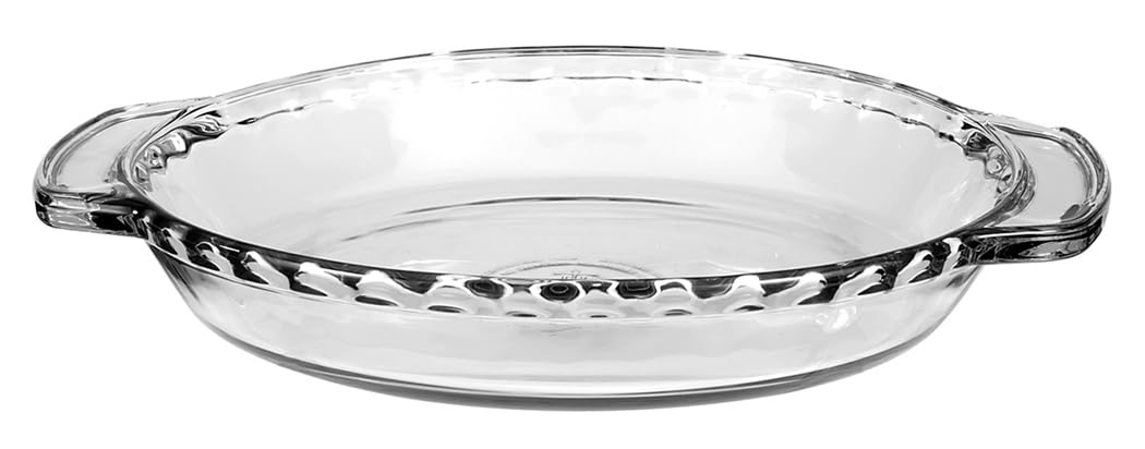 Anchor Hocking Oven Basics 9.5-Inch Deep Pie Plate, Clear, 1 Piece