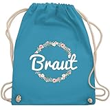 Dieses Motiv eignet sich besonders als Braut Tshirt oder Braut Turnbeutel bei jedem Junggesellinnen-Abschied