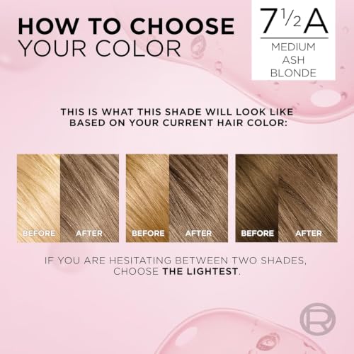 Image of L'Oreal Excellence Creme - 7-1 /2A Medium Ash Blonde (Cooler) 1 Each (Pack of 4)