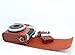 CAIUL Camera Carrying Case Compatible with Fujifilm Instax Mini 90 Neo Classic Instant Film Camera, Brown