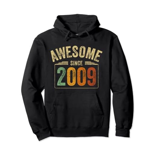 2009 regalos cumpleaños hombres mujeres Awesome Since 2009 Sudadera con Capucha